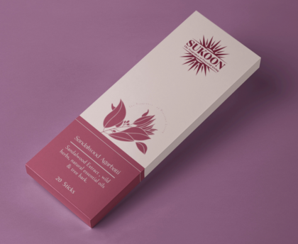 SUKOON ROSE BAMBOOLESS INCENSE STICKS (PACK OF 27)